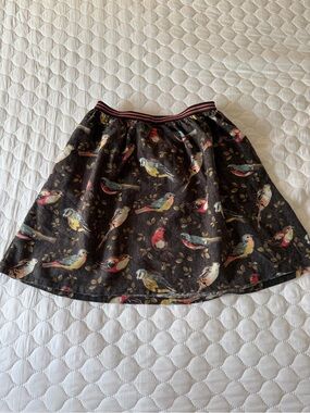 Cath Kidston Bird Print A-Line Skirt
